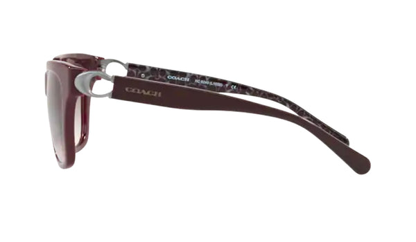 Coach HC8240 Women's Sunglasses Oxblood Frames, SPEX