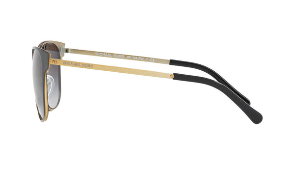 Michael Kors MK1022 TIA Women's Sunglasses Black & Gold Frame, SPEX