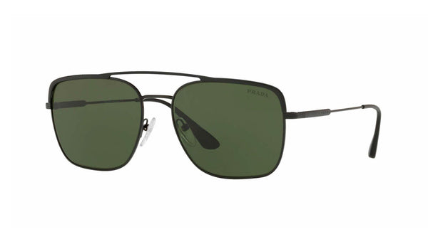 Prada SPR 53V Men's Sunglasses Black & Green, SPEX