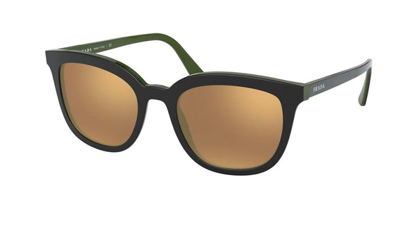 Prada SPR 03X Women's Sunglasses Black & Green, SPEX