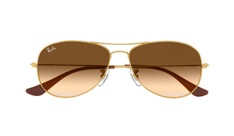 Ray Ban RB3362 COCKPIT Men's Sunglasses Gold & Brown, SPEX
