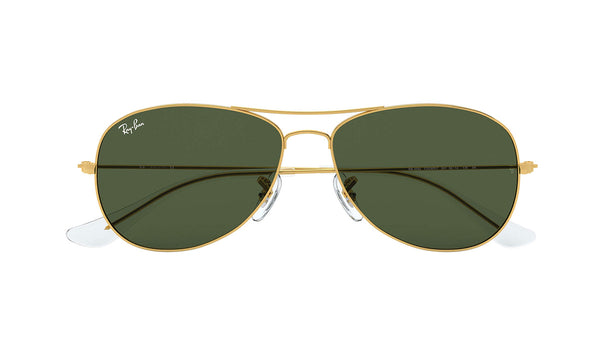 Ray Ban RB3362 COCKPIT Men's Sunglasses Gold & Green, SPEX