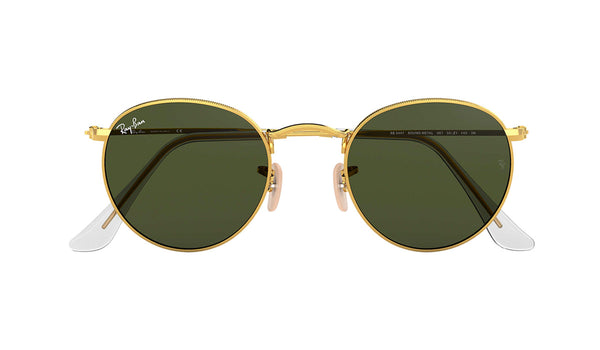Ray Ban RB3447 ROUND METAL Men's Sunglasses Gold Frame, SPEX