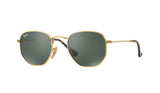 Ray Ban RB3548N HEXAGONAL Unisex Sunglasses Gold Green, SPEX