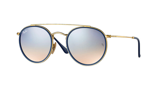 Ray Ban RB3647N Unisex Sunglasses Gold Frame, SPEX