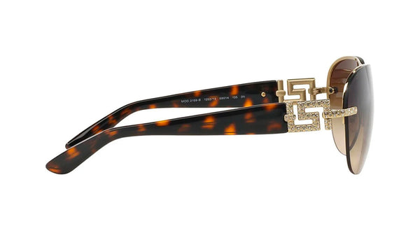 Versace VE2159B Women's Sunglasses Gold Tortoise, SPEX
