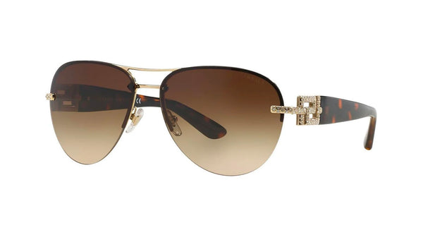 Versace VE2159B Women's Sunglasses Gold Tortoise Frame, SPEX