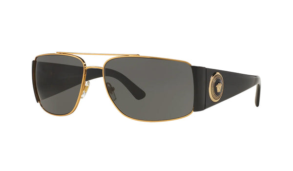 Versace VE2163 Men's Sunglasses Gold Frame, SPEX