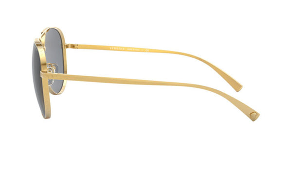 Versace VE2216 Men's Sunglasses Gold Frame, SPEX