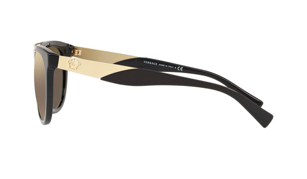 Versace VE4347 Men's Sunglasses Black & Gold, SPEX