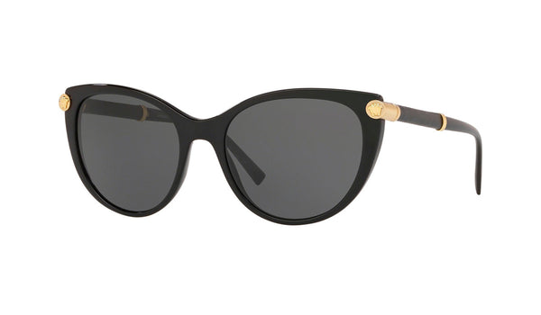 Versace VE4364Q Women's Sunglasses Black, SPEX